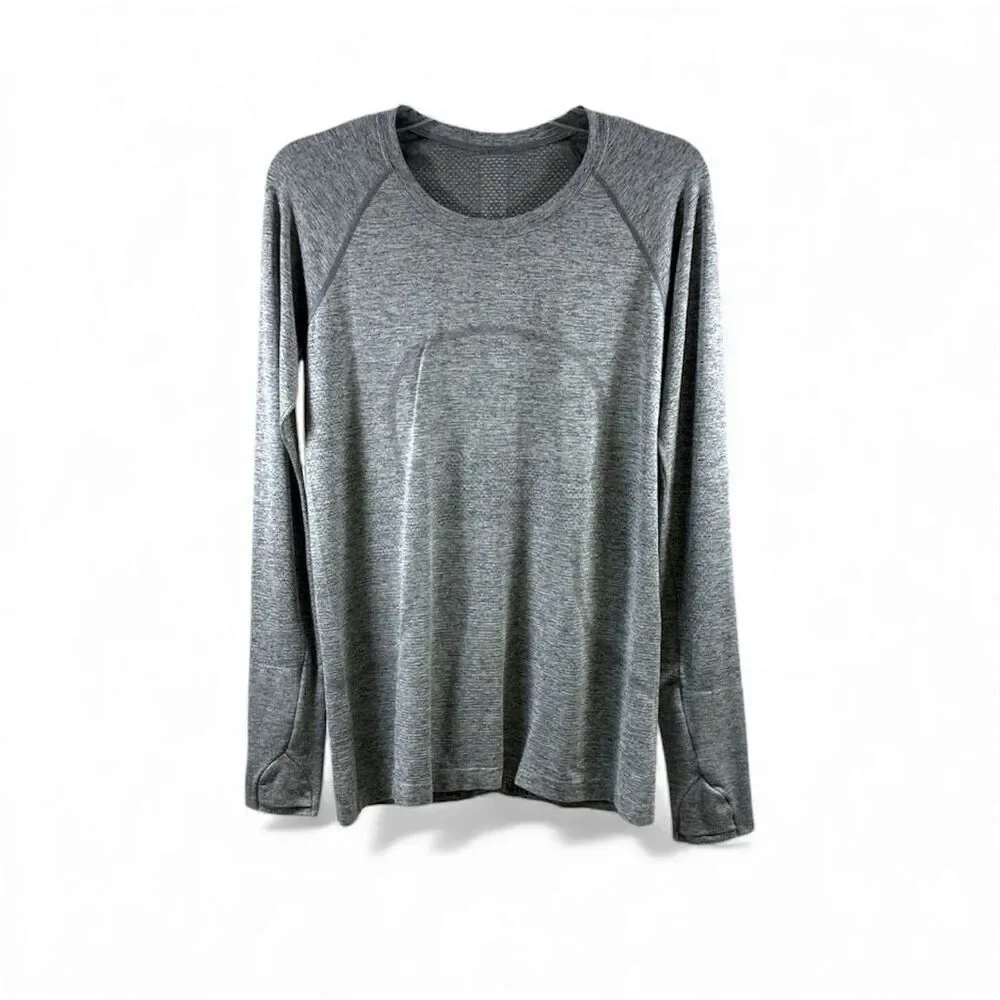 Lululemon Swiftly Tech Long Sleeve in Gray Size L